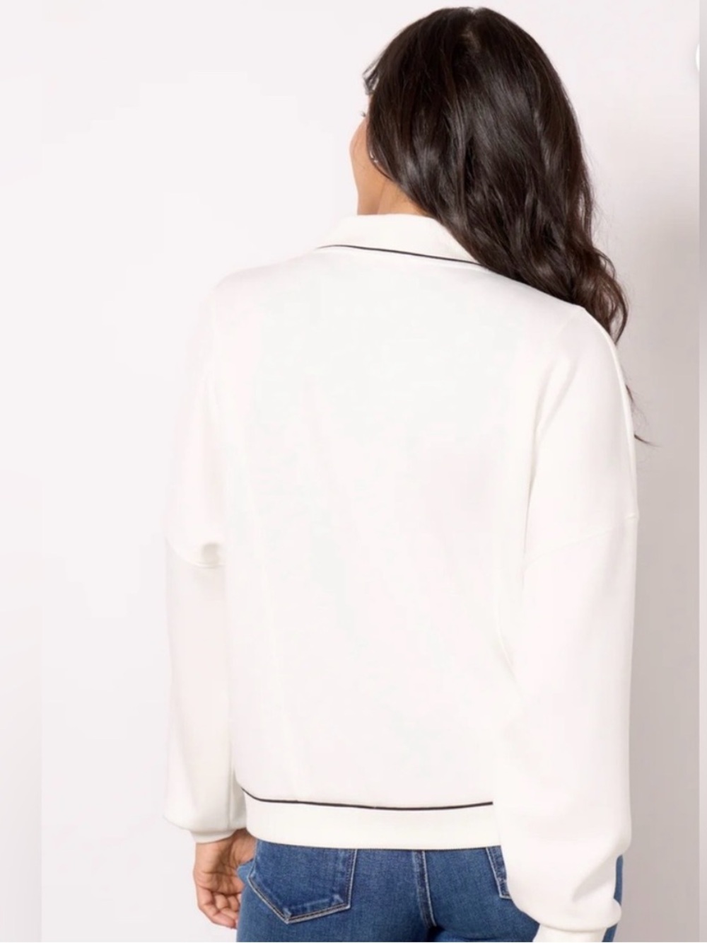 NWT Evereve Corinne Sleek Sweatshirt Size small - Picture 3 of 10